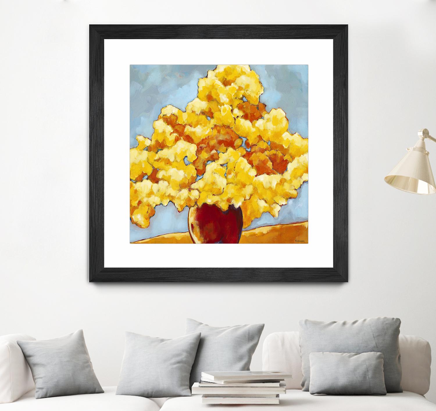 Golden Glory by Bram Rubinger on GIANT ART - orange flowers bouquet