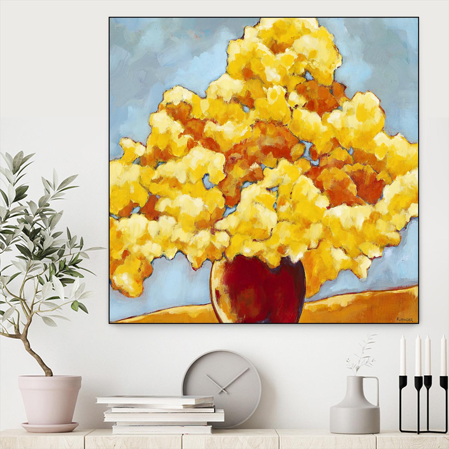 Golden Glory by Bram Rubinger on GIANT ART - orange flowers bouquet