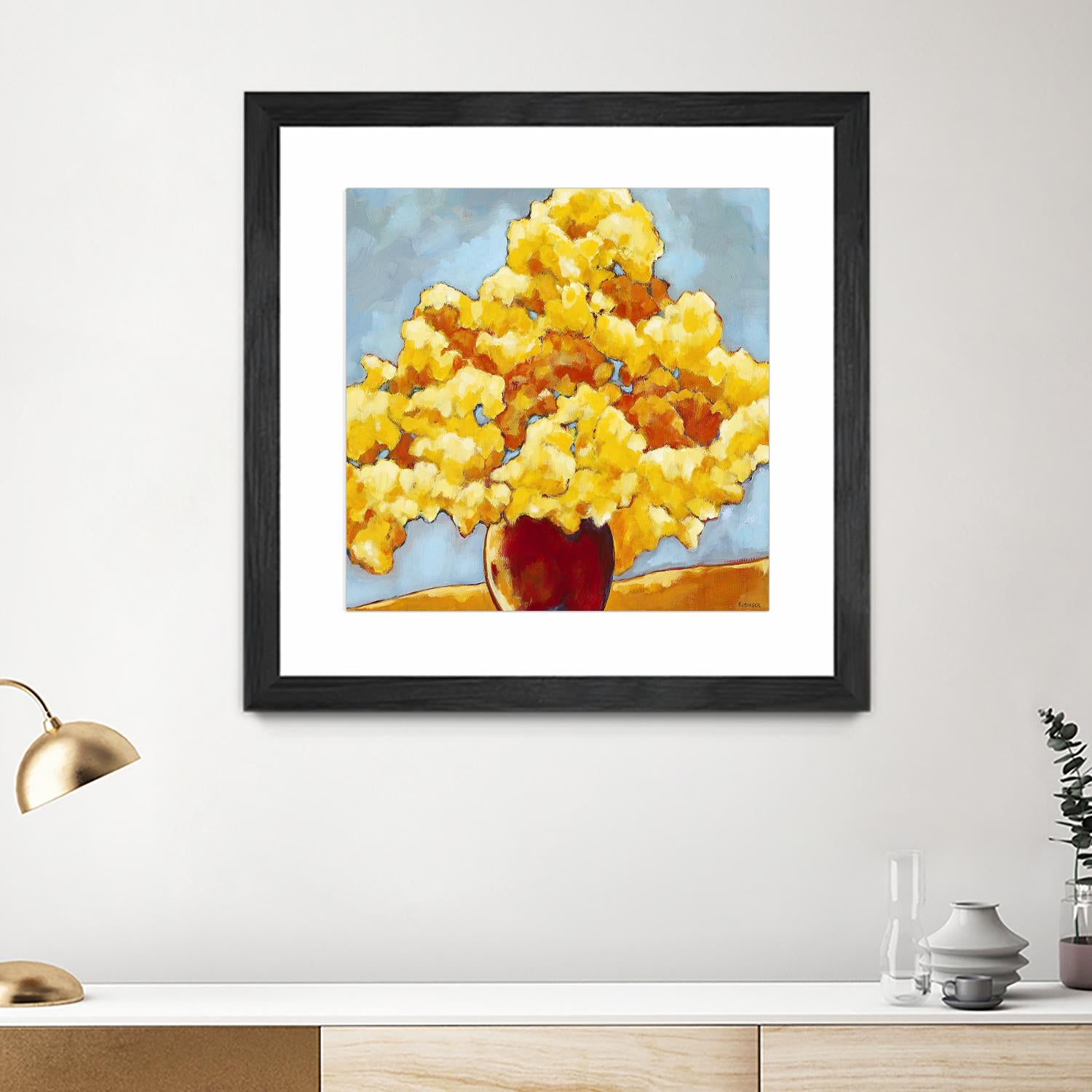 Golden Glory by Bram Rubinger on GIANT ART - orange flowers bouquet