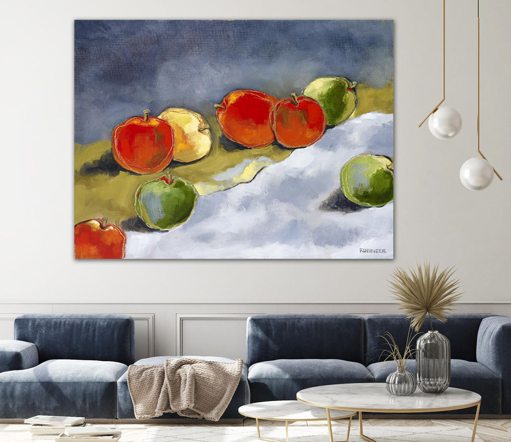 Random Apples by Bram Rubinger on GIANT ART - red still life quebec artists