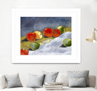 Random Apples by Bram Rubinger on GIANT ART - red still life quebec artists