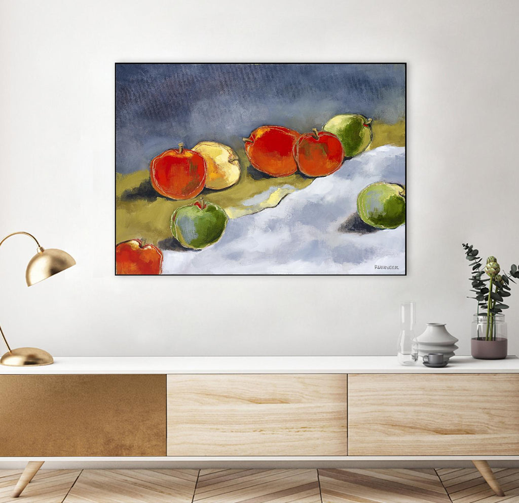 Random Apples by Bram Rubinger on GIANT ART - red still life quebec artists