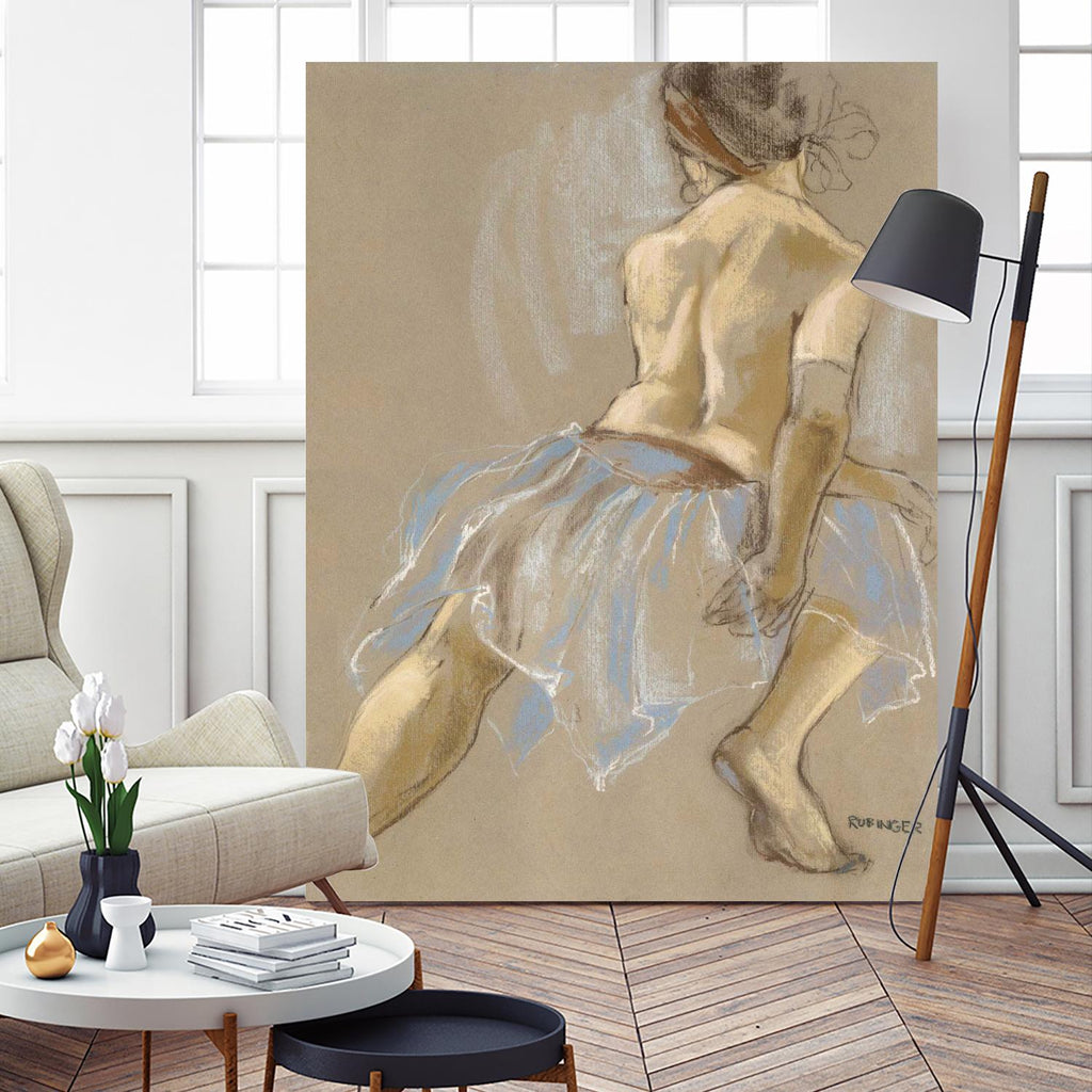 Would be Ballerina by Bram Rubinger on GIANT ART - beige figurative artistes du québec