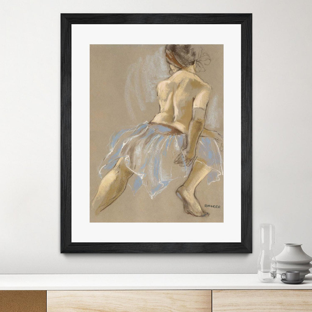 Would be Ballerina by Bram Rubinger on GIANT ART - beige figurative artistes du québec