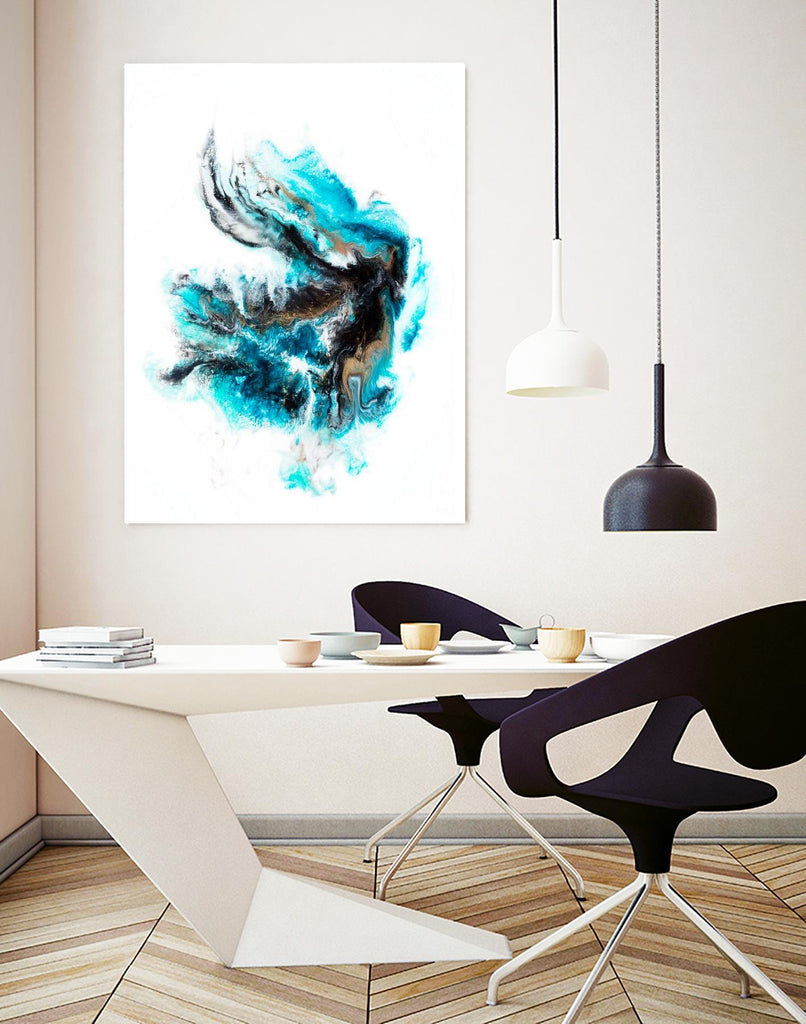 Acropora by Alyson Mccrink on GIANT ART - blue abstract