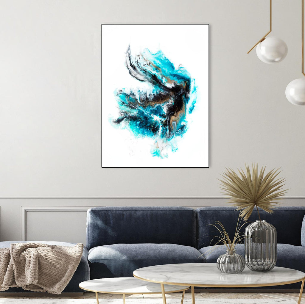 Acropora by Alyson Mccrink on GIANT ART - blue abstract