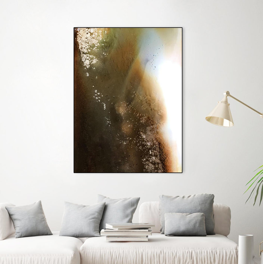 Agate by Alyson Mccrink on GIANT ART - gold abstract