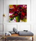 Fleur du Paradis by Doris Savard on GIANT ART - red flowers canadian painters