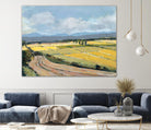Summer Landscape by Jacques Clement on GIANT ART - blue landscape
