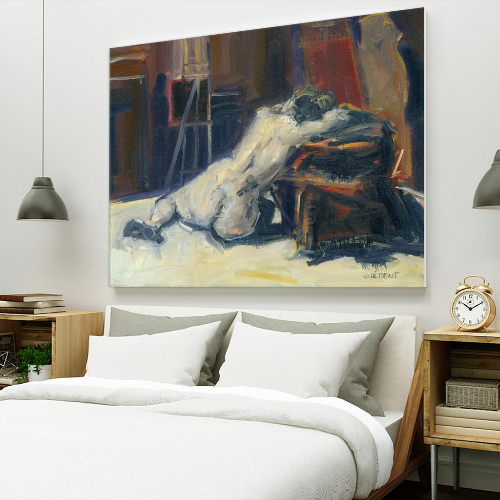 Lyrsa by Jacques Clement on GIANT ART - beige nude