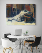 Lyrsa by Jacques Clement on GIANT ART - beige figurative corps nu