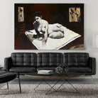 Telar by Jacques Clement on GIANT ART - burgundy figurative corps nu