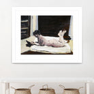 Gidas by Jacques Clement on GIANT ART - pink artistes du québec bed