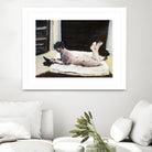 Gidas by Jacques Clement on GIANT ART - pink artistes du québec bed