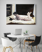 Gidas by Jacques Clement on GIANT ART - pink artistes du québec bed