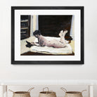 Gidas by Jacques Clement on GIANT ART - pink artistes du québec bed