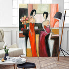 Musician and artist by Julia Shaternik on GIANT ART - red piano