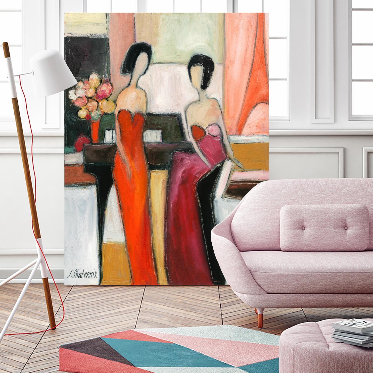 Musician and artist by Julia Shaternik on GIANT ART - red piano