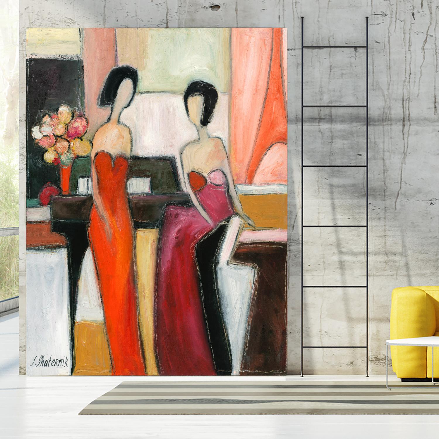 Musician and artist by Julia Shaternik on GIANT ART - red piano