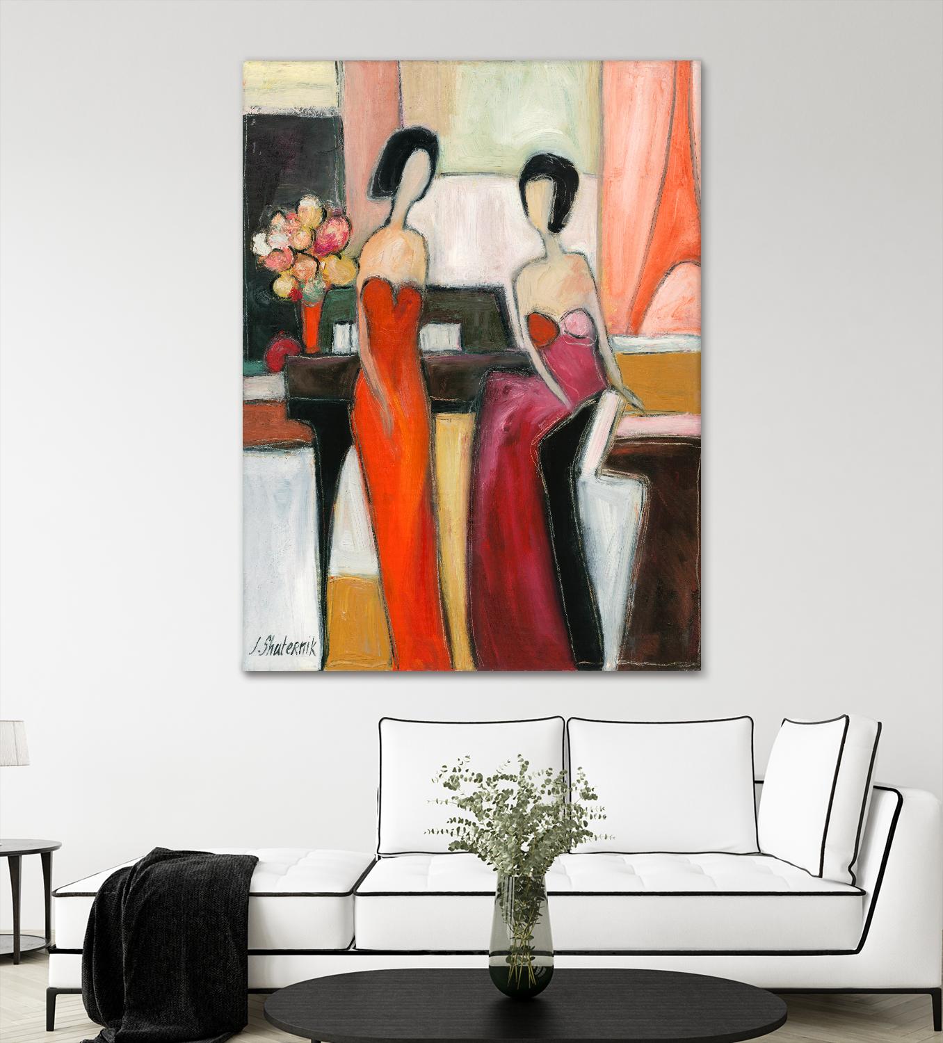 Musician and artist by Julia Shaternik on GIANT ART - red piano