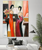 Musician and artist by Julia Shaternik on GIANT ART - red piano