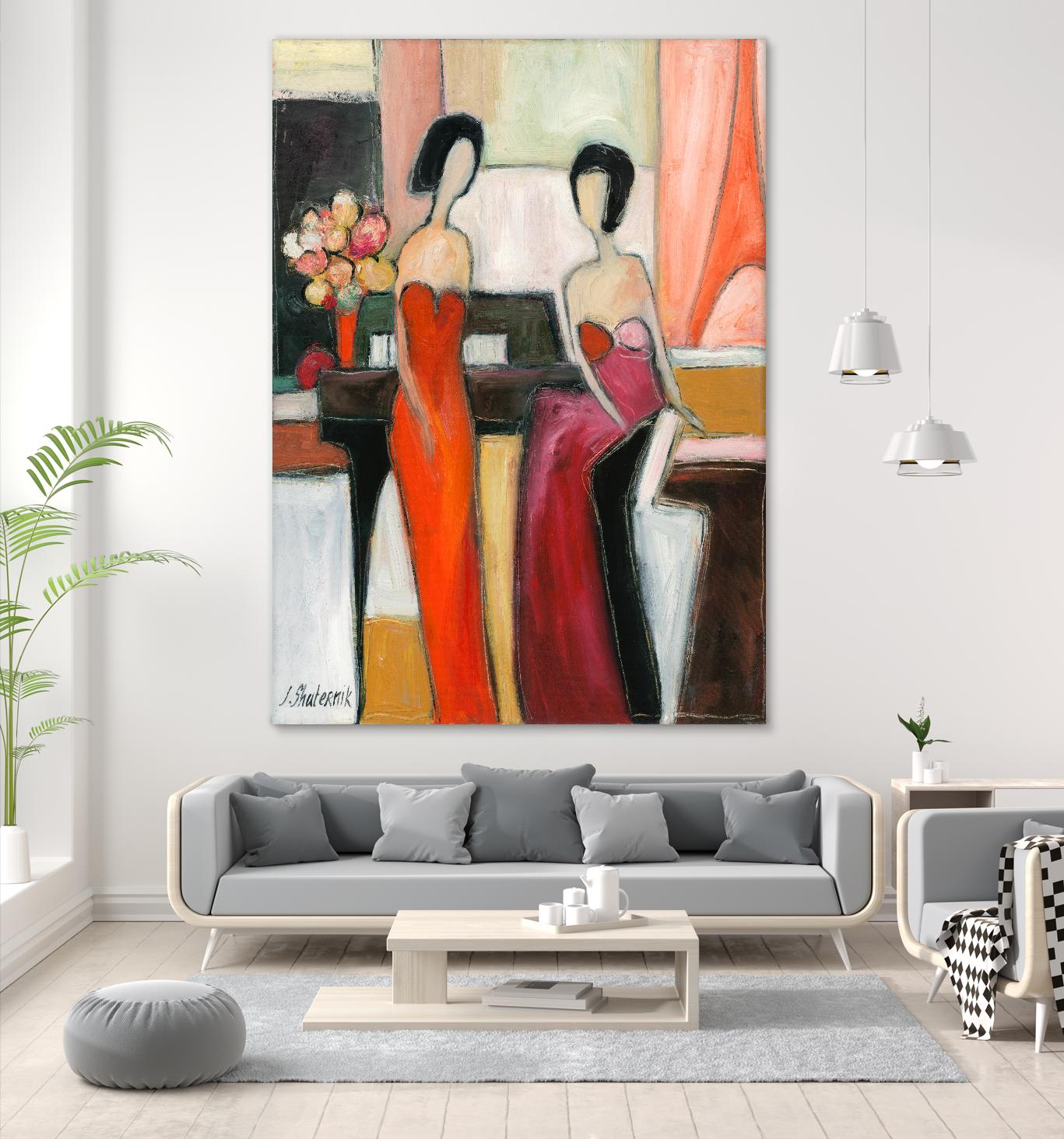 Musician and artist by Julia Shaternik on GIANT ART - red piano