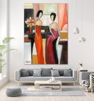 Musician and artist by Julia Shaternik on GIANT ART - red piano