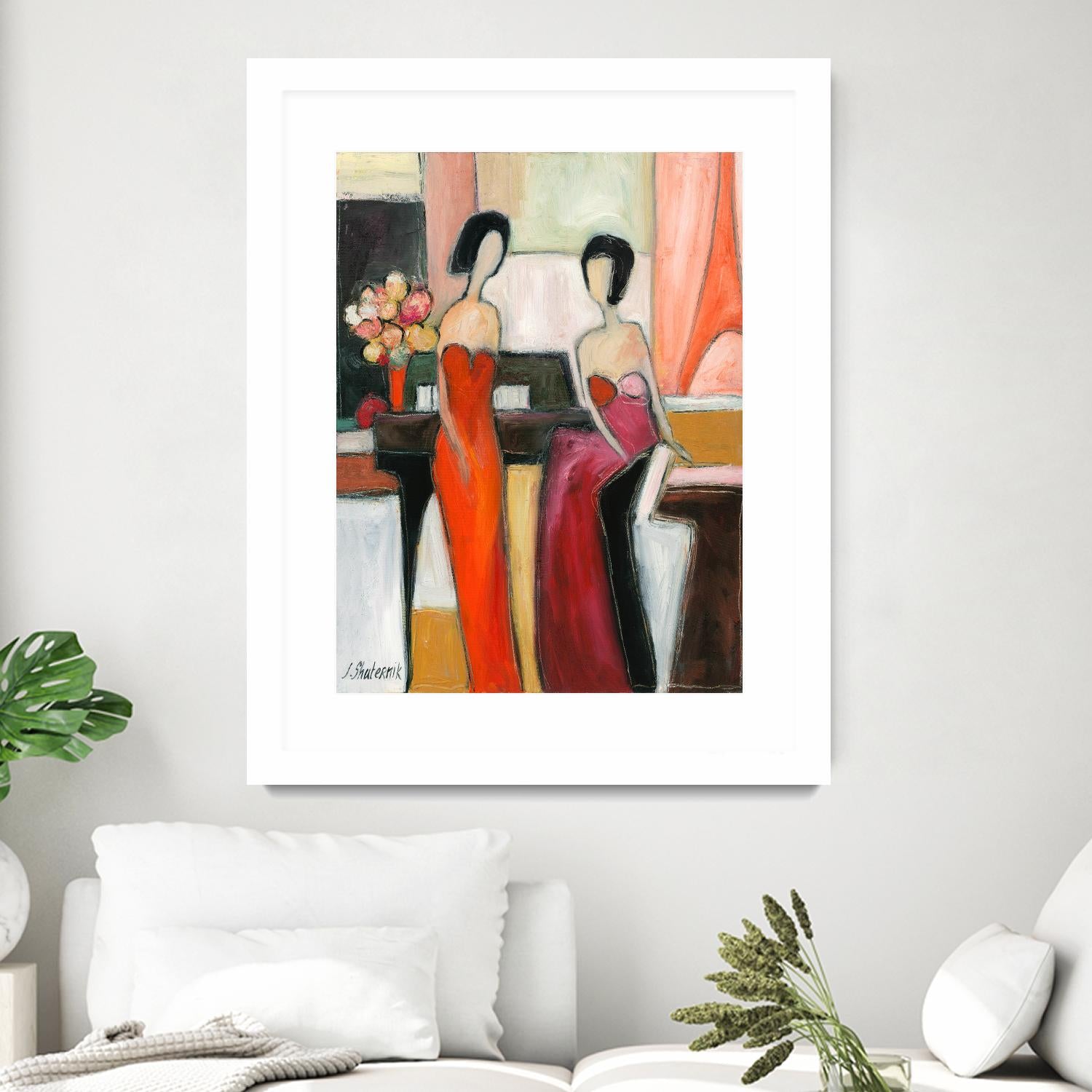 Musician and artist by Julia Shaternik on GIANT ART - red piano