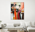 Musician and artist by Julia Shaternik on GIANT ART - red piano