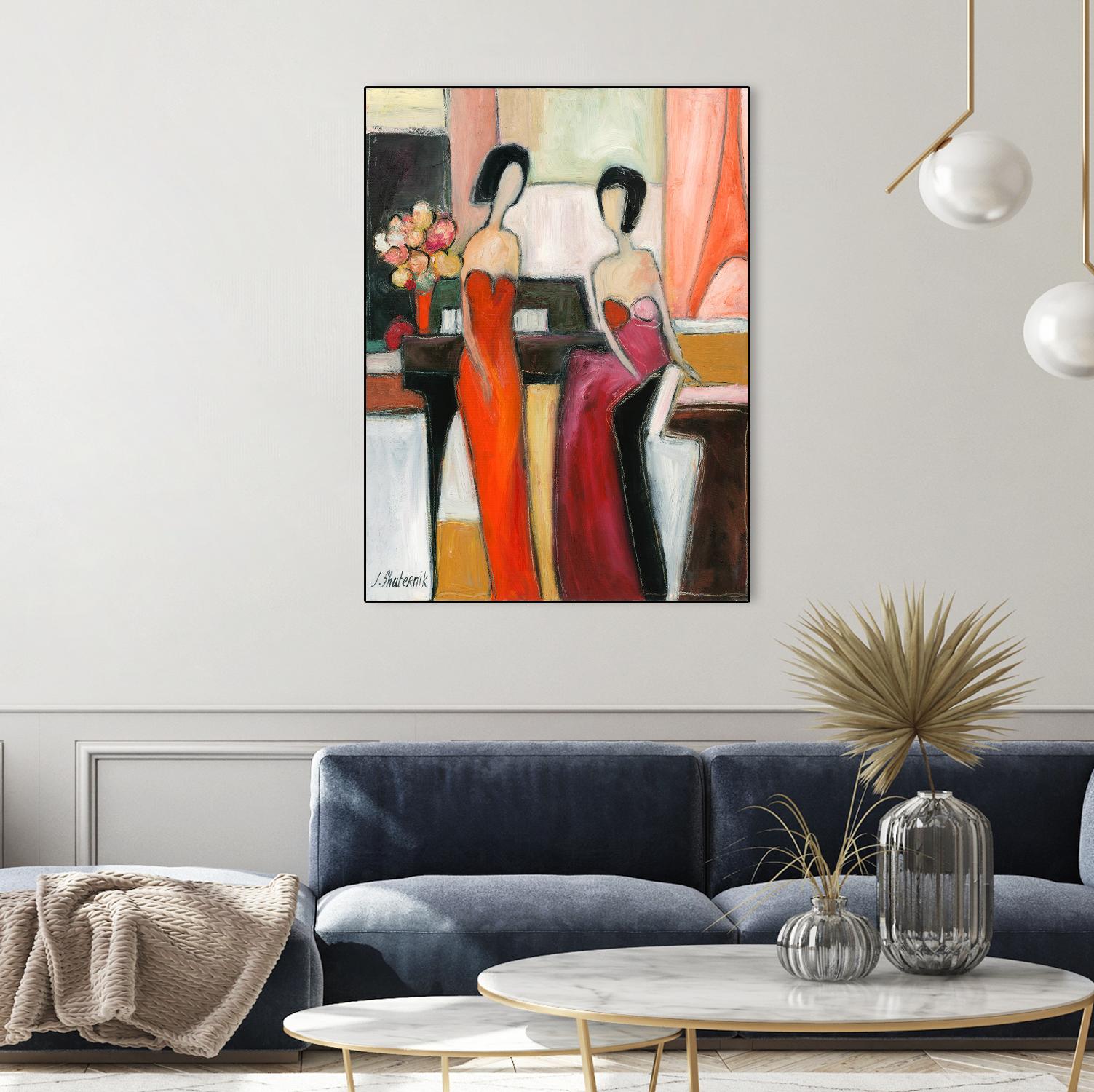 Musician and artist by Julia Shaternik on GIANT ART - red piano