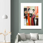 Musician and artist by Julia Shaternik on GIANT ART - red piano