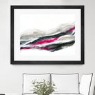 Frozen Ocean -2 by Alyson Mccrink on GIANT ART - pink abstract