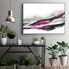 Frozen Ocean -2 by Alyson Mccrink on GIANT ART - pink abstract