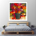 Colors of Wind by Doris Savard on GIANT ART - orange flowers canadian painters
