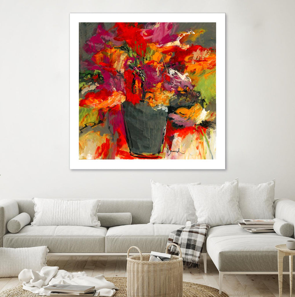 Colors of Wind by Doris Savard on GIANT ART - orange flowers canadian painters