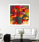 Colors of Wind by Doris Savard on GIANT ART - orange flowers canadian painters