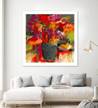 Colors of Wind by Doris Savard on GIANT ART - orange flowers canadian painters