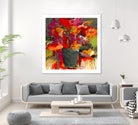Colors of Wind by Doris Savard on GIANT ART - orange flowers canadian painters