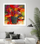 Colors of Wind by Doris Savard on GIANT ART - orange flowers canadian painters