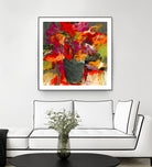 Colors of Wind by Doris Savard on GIANT ART - orange flowers canadian painters