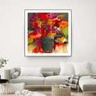 Colors of Wind by Doris Savard on GIANT ART - orange flowers canadian painters
