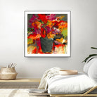 Colors of Wind by Doris Savard on GIANT ART - orange flowers canadian painters
