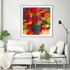 Colors of Wind by Doris Savard on GIANT ART - orange flowers canadian painters