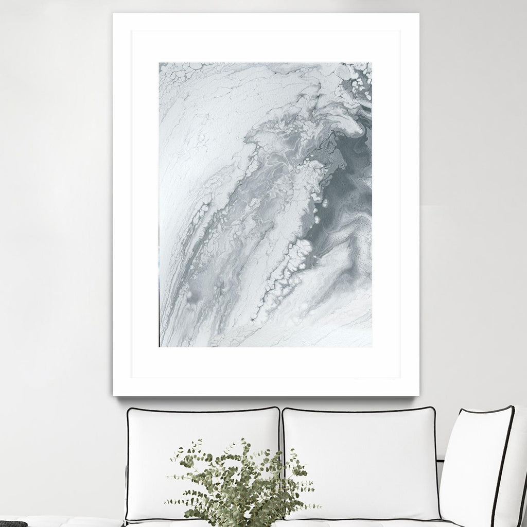 Light Of The Cave by Alyson Mccrink on GIANT ART - white abstract monochrome