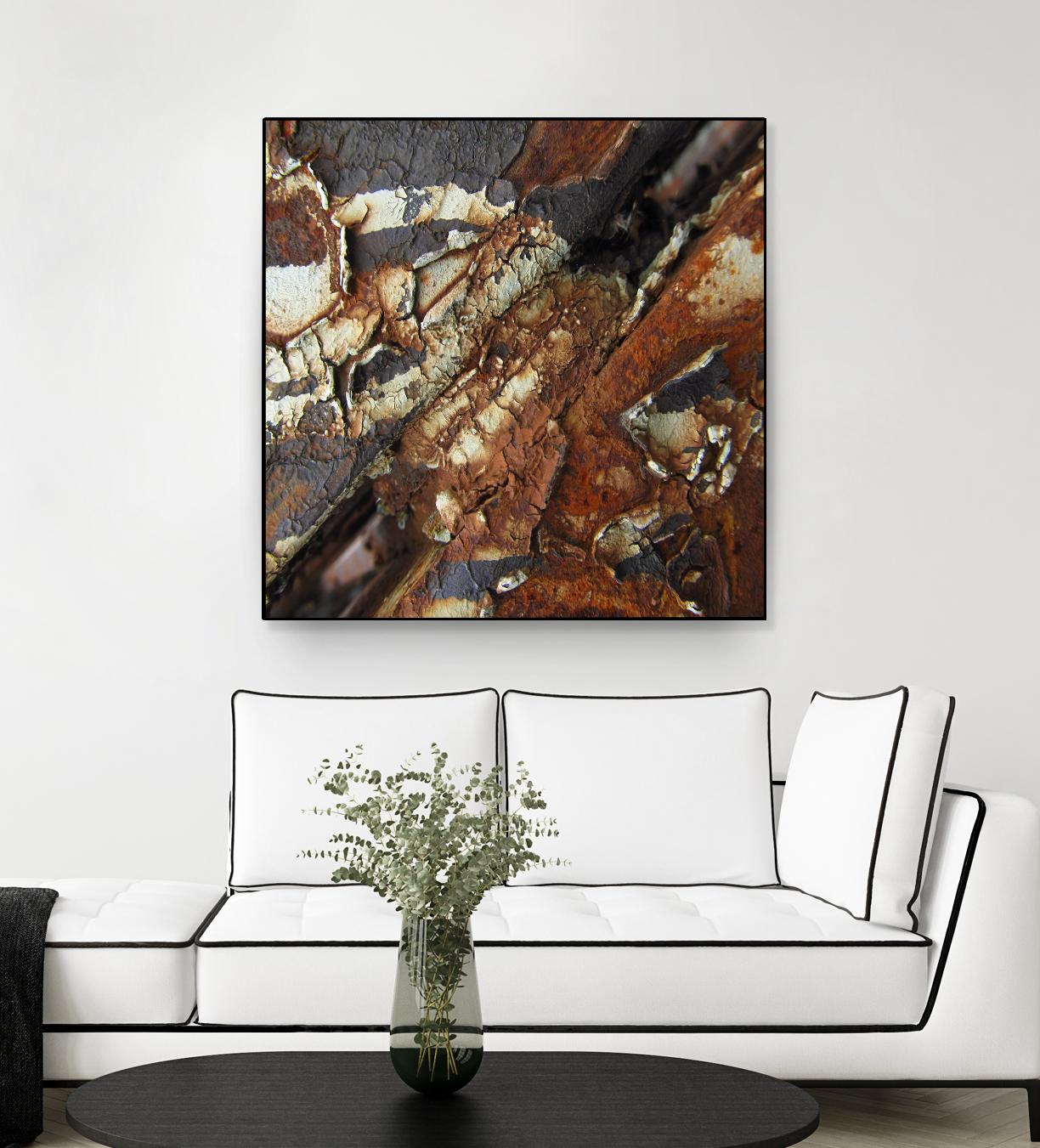 Rusty Panel by Jean-François Dupuis on GIANT ART - orange abstract rust