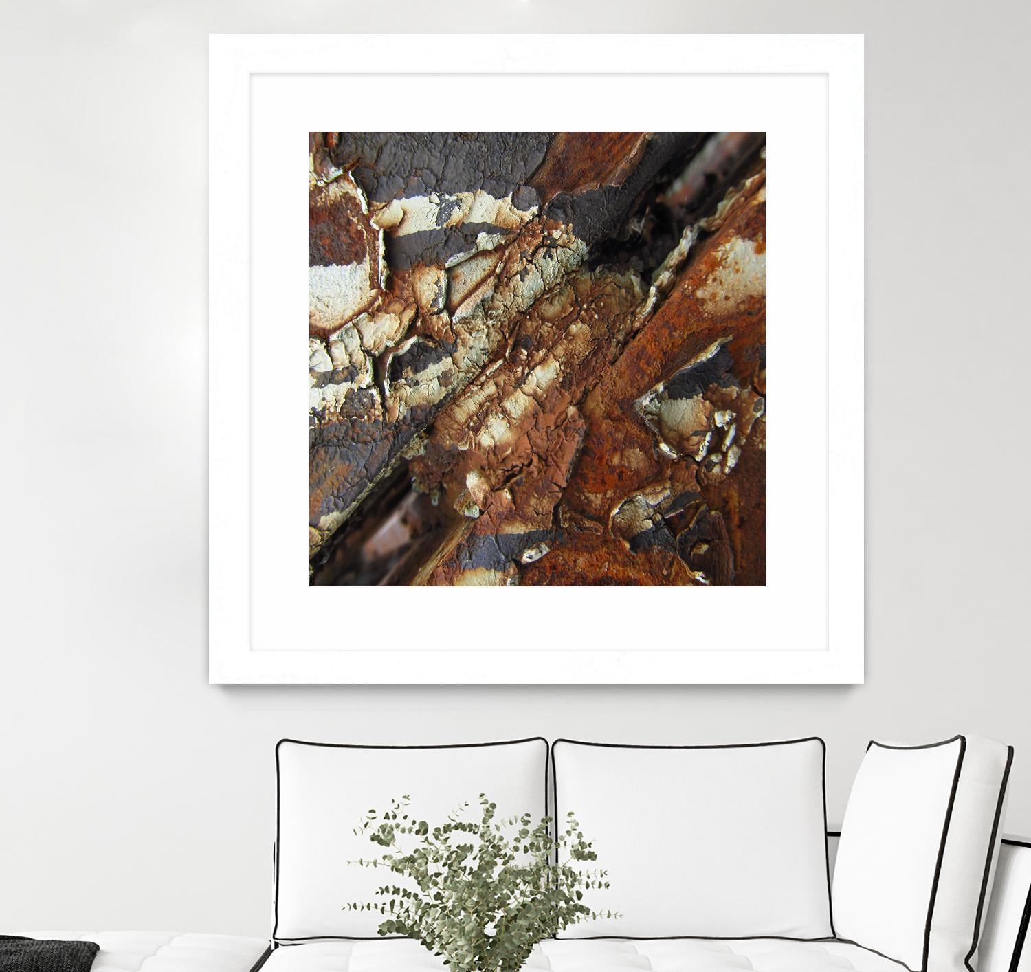 Rusty Panel by Jean-François Dupuis on GIANT ART - orange abstract rust