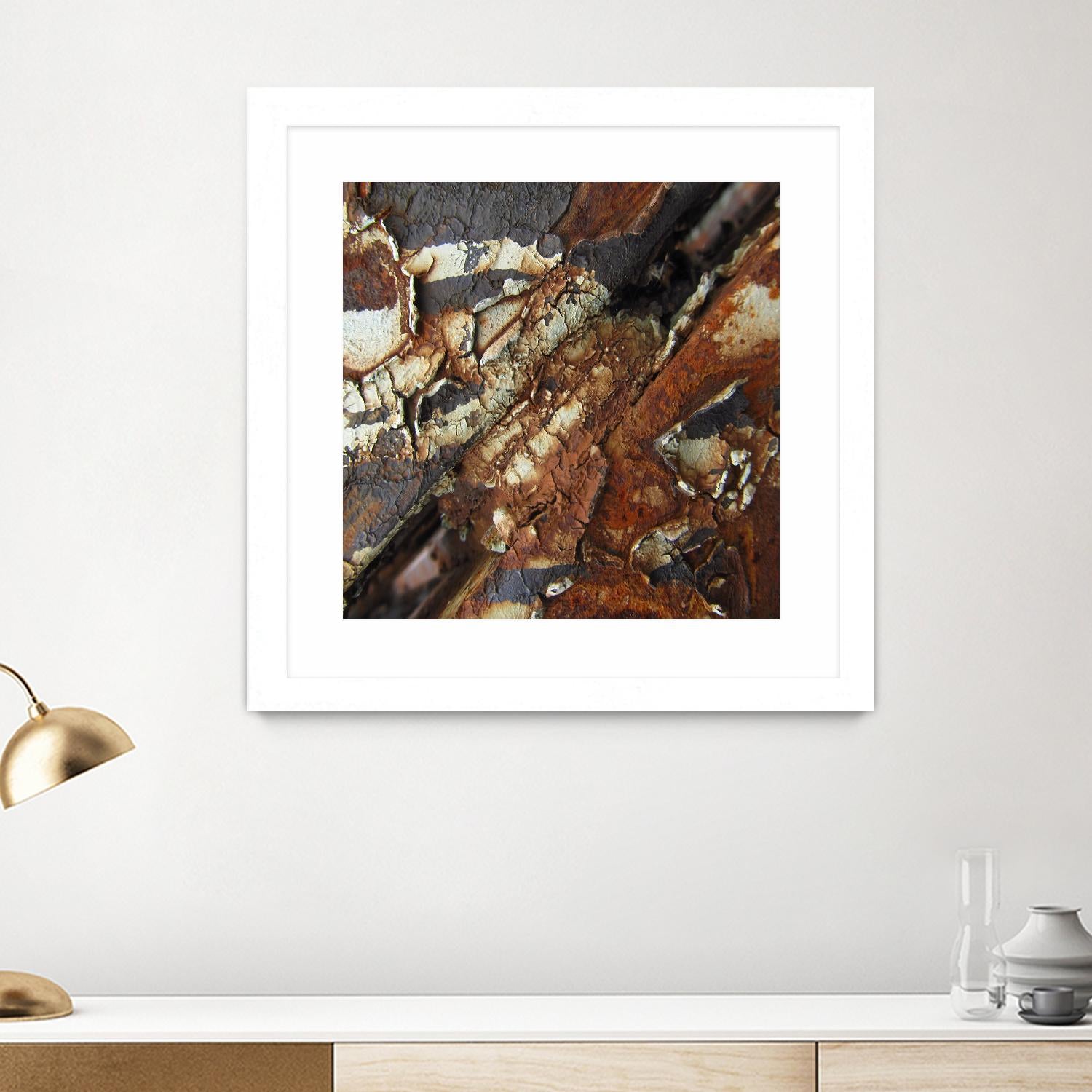 Rusty Panel by Jean-François Dupuis on GIANT ART - orange abstract rust