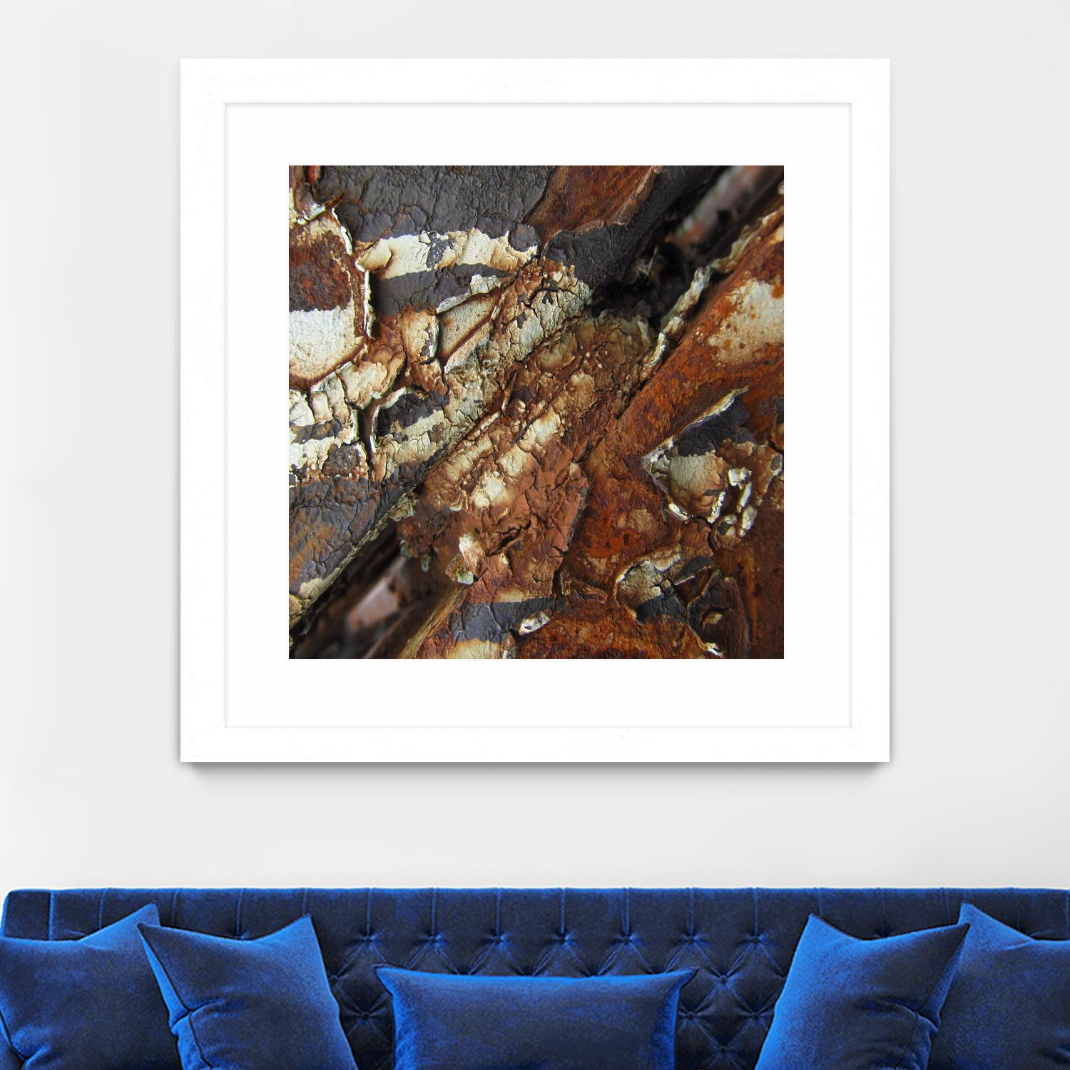 Rusty Panel by Jean-François Dupuis on GIANT ART - orange abstract rust