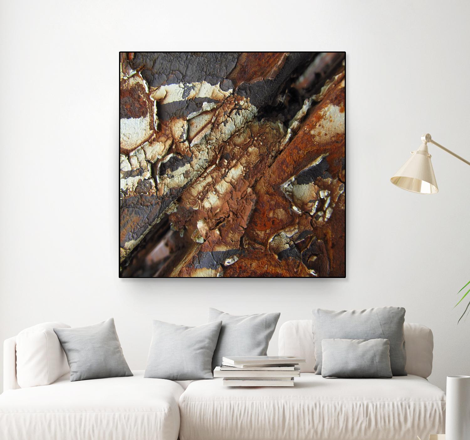 Rusty Panel by Jean-François Dupuis on GIANT ART - orange abstract rust