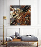 Rusty Panel Rouille I by Jean-François Dupuis on GIANT ART - orange abstract rust